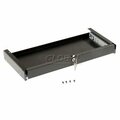 Global Industrial Locking Keyboard Drawer, Black 706543BK